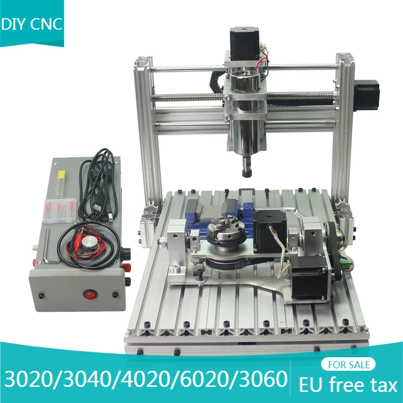 LY DIY 5aixs CNC маршрутизатор 3020 3040 4020 3060 3 4 aixs мини древесина печатная плата