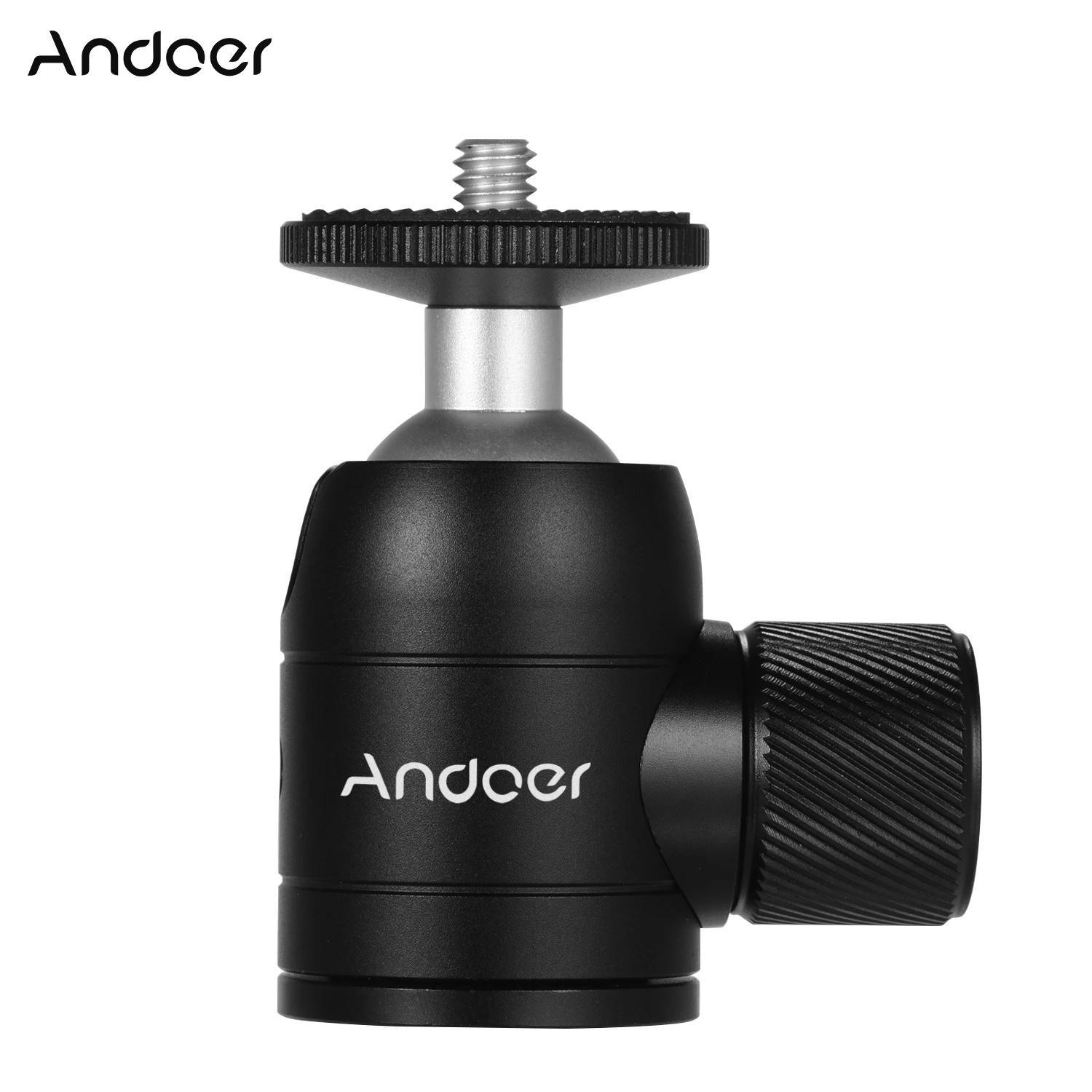 Штатив Andoer с шаровой головкой и поворотной головкой на 360 градусов Штатив с шаровой головкой для фотосъемки совместим с штативом для DSLR камеры селфи-палка монопод
