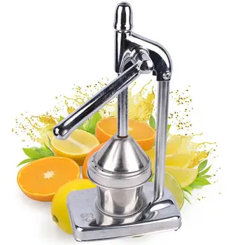 

GloryStar Orange Stainless Steel Juice Press Manual Lemon Pomegranate Citrus Juicer Hand-pressed Juicer