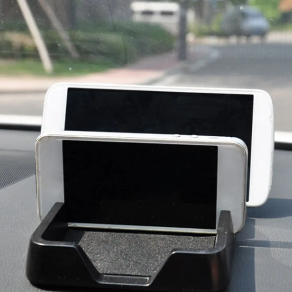 

Dropship Car Anti-Slip Mat Cartoon Double Card Position Mobile Phone Non-slip Pad Auto Dashboard Decoration Hold GPS Cell Phone