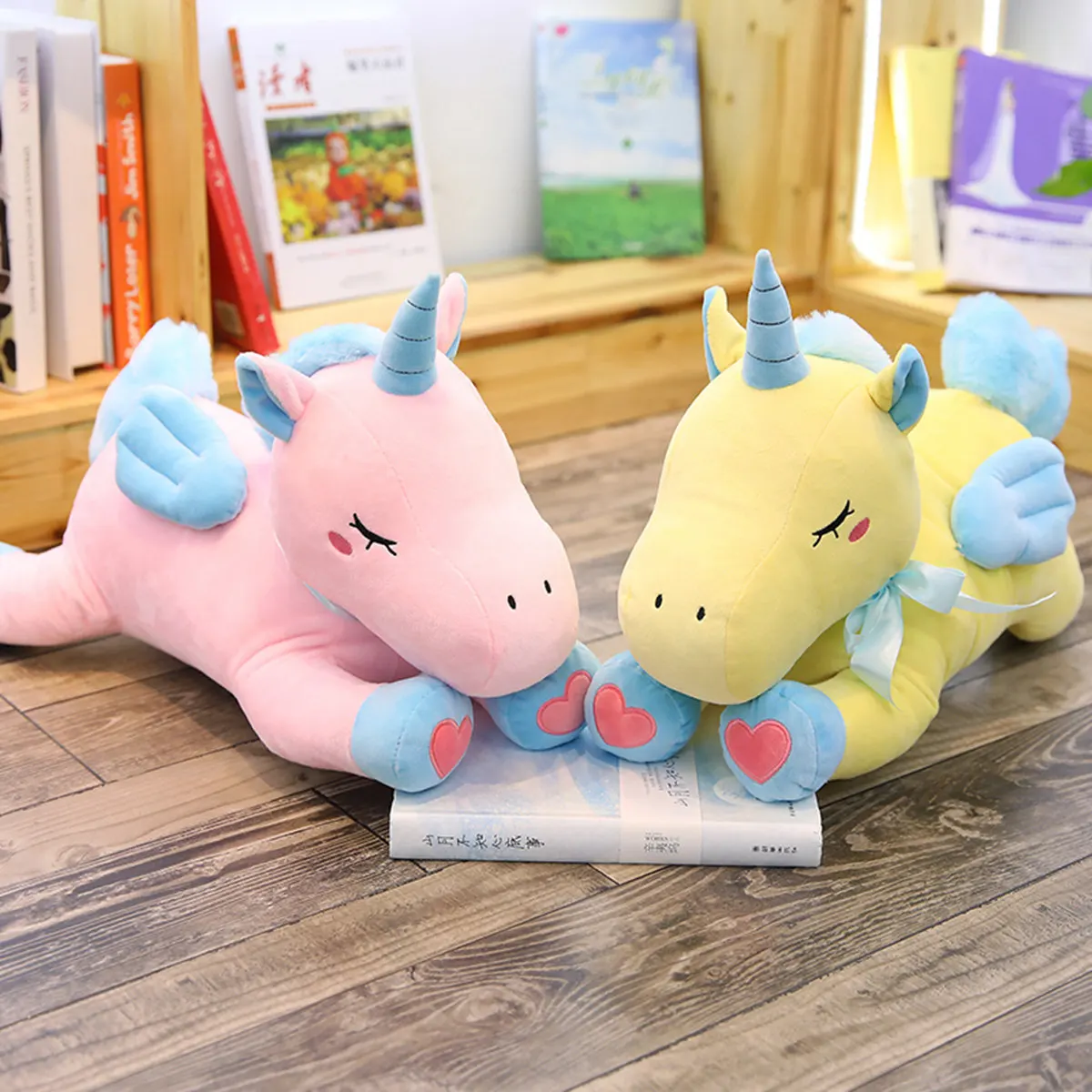 

INS Large Size Pegasus Unicorn Doll Children Plush Toys Doll Customizable Activity Gift