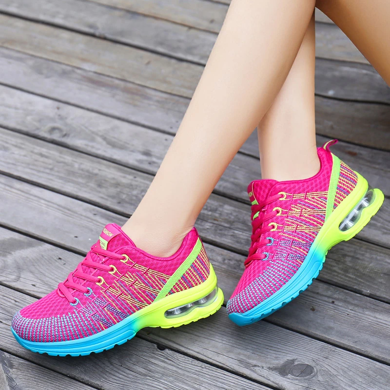 Zapatillas De deporte transpirables para Mujer, Tenis cómodos caminar, Deportivas, novedad|Zapatos vulcanizados de - AliExpress