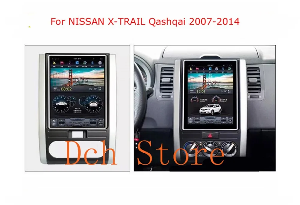 10 4 ''Tesla стиль Android 9 0 автомобильный DVD плеер GPS для NISSAN X TRAIL Qashqai 2007 2008 2009 2010 2011 2012
