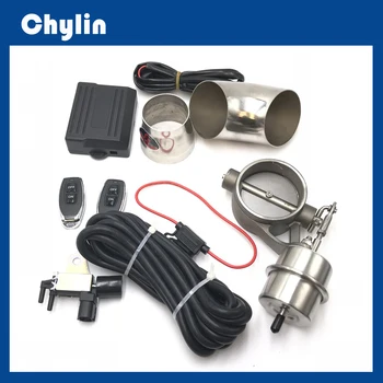 

Exhaust Control Valve Set With Vacuum Actuator Cutout 2.5" 63mm Pipe CLOSE STYLE with Wireless Remote Controller