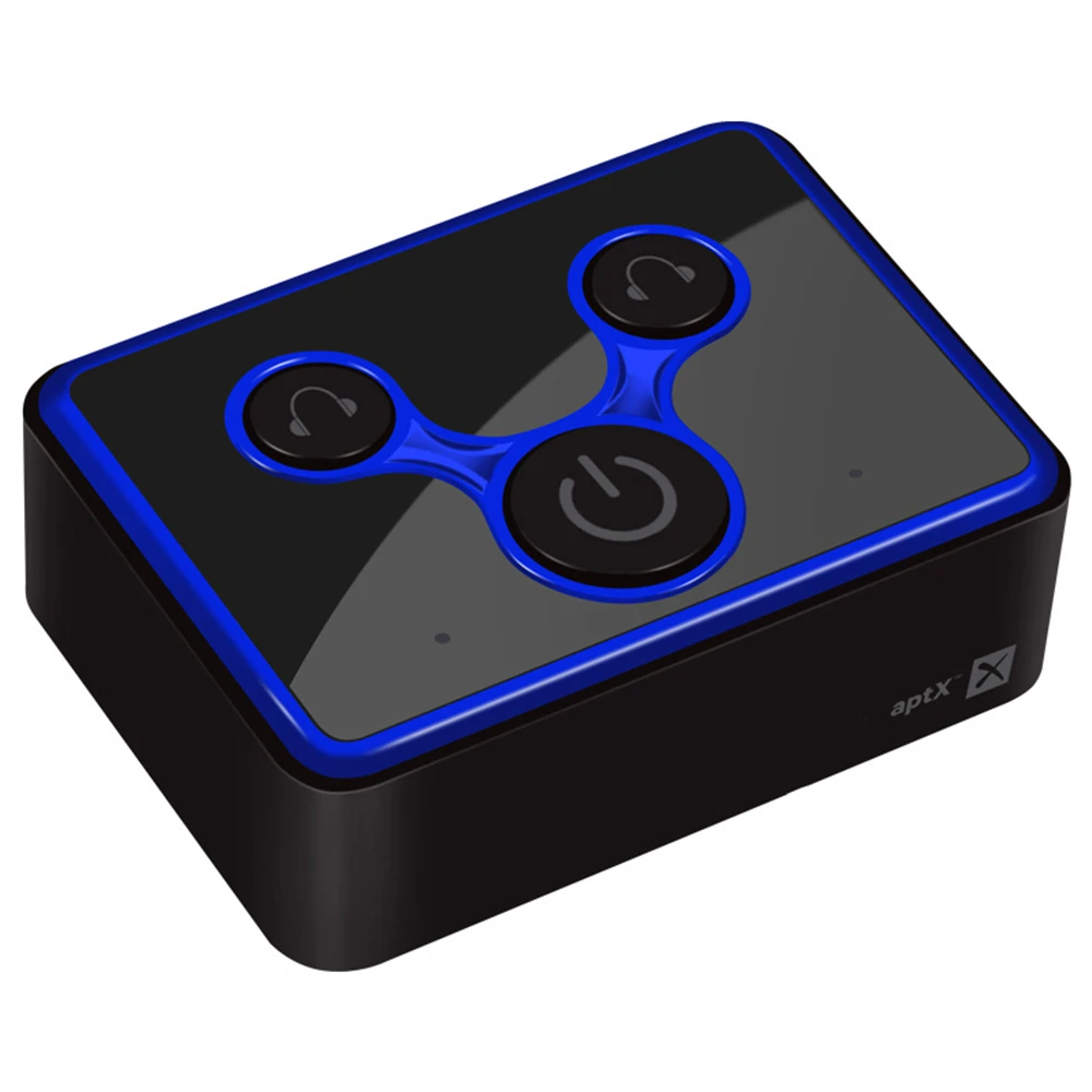 Blue Dual Link Bluetooth 5,0 Aptx низкая задержка SPDIF Toslink оптический музыкальный передатчик Мини A2DP беспроводной домашний стерео аудио ТВ адаптер - Цвет: Blue