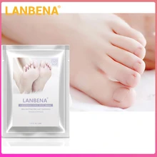 LANBENA ноги пилинг педикюр Носки для пяток, удалить омертвевшие чешуйки кожи маска для ног забота, отшелушивание маска для ног