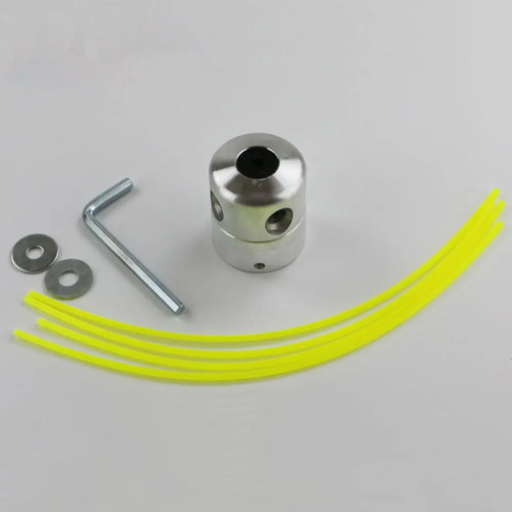Trimmer Head Playing Straw Agricultural Use Grass Brushcutter Aluminum Silver Durable Updated Garden Tools Outdoor Coil Chain