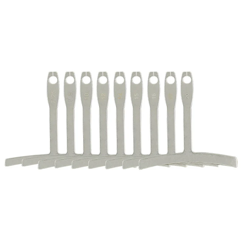 

GIMI WTL-35 Guitar Caliper Ruler Gauge 9pcs for Radian Adjustment & Measurement of String Saddle Fingerboard