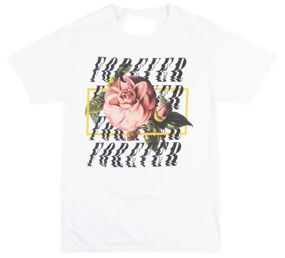 T-Shirts PACSUN FOREVER ROSE T-SHIRT 