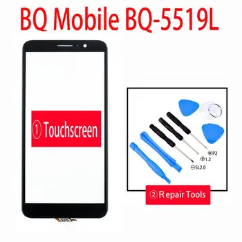 

New 5.5inch For BQ Mobile BQ-5519L BQ-5519 BQ 5519L Fast Plus Touch Screen Digitizer Glass sensor panel lens glass replacement