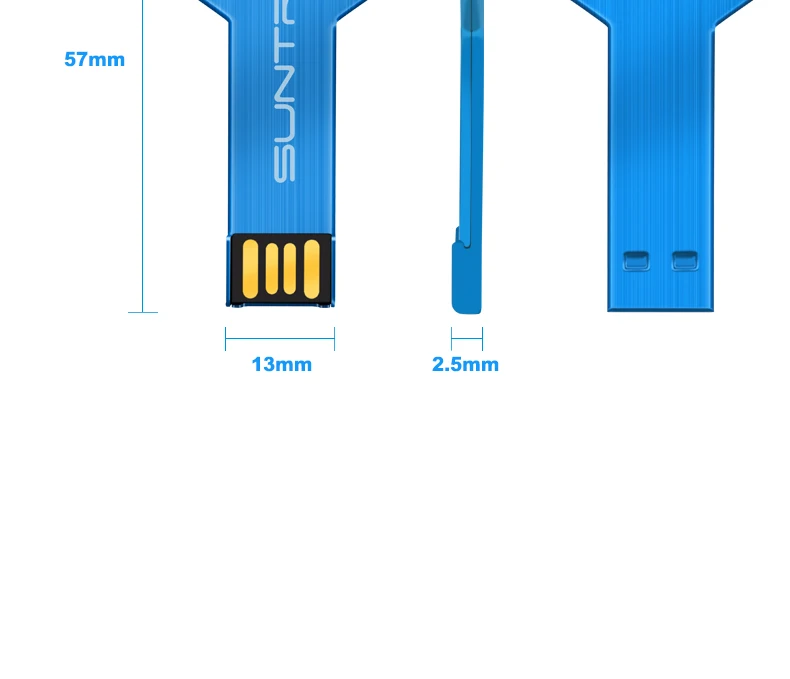 Suntrsi USB Flash Drive 8gb 16g pendrive 32GB 64G  128G Pen drive waterproof usb stick флэш-накопите u-disk 2.0 key gift for PC apple pen drive