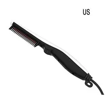 Men's Hair Beard Styling Comb Electric Hair Curler Beard Comb Multi-functional Straight Hair Comb