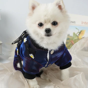 

Clothes For Small Dogs Winter Warm Coats Reflective Discoloration Dog Jacket Jumpsuits Chihuahua Yorkie Clothing Overalls