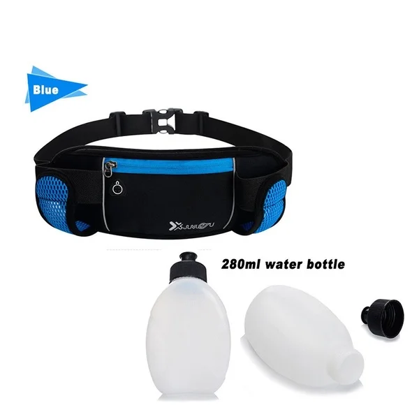 light blue bottle Сумка для воды Универсальная Талия бутылка для воды сумка для путешествий на открытом воздухе Кемпинг Туризм Бег Велоспорт - Цвет: light blue bottle
