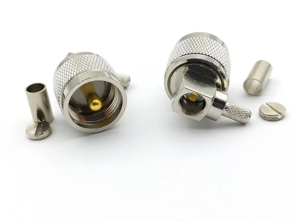 Bnc Maschio Connettore A Crimpare Cavo Rg58 Con Boccola Bnc-010-t - Foto 10