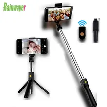 Беспроводная селфи-Палка с bluetooth, мини-штатив, выдвижной складной монопод для iPhone, samsung, Xiaomi, huawei, телефона