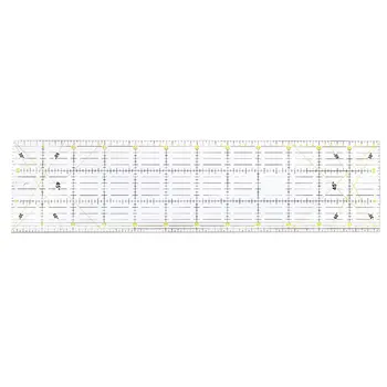 

Patchwork ruler cutting special ruler 60cmx15cm thickness 3mm hand tool Two-color large rectangular ruler