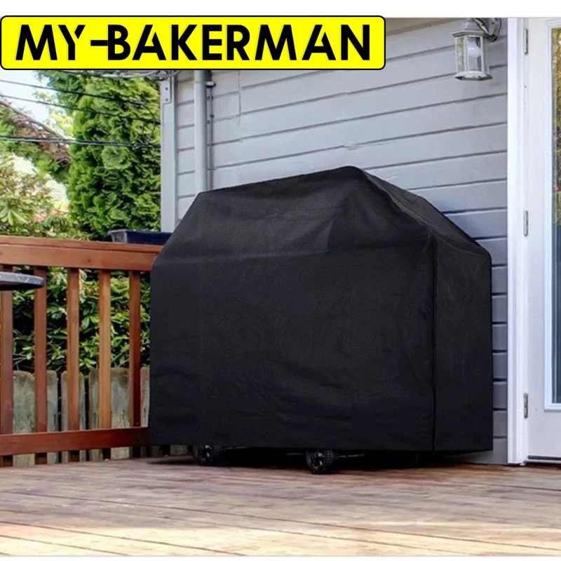 Barbecue Cover Outdoor Dust Waterproof Weber Heavy Duty Charbroil Grill Cover Rain Protective Outdoor Barbecue Round Bbq Grill