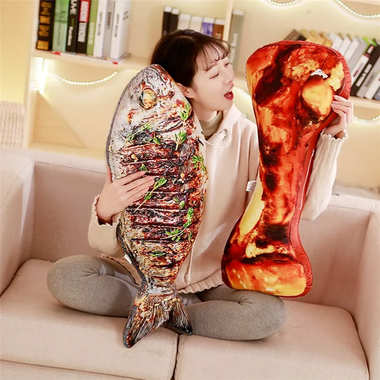 New Style Creative Model Food Pillow Plush Cushion Processing Customizable