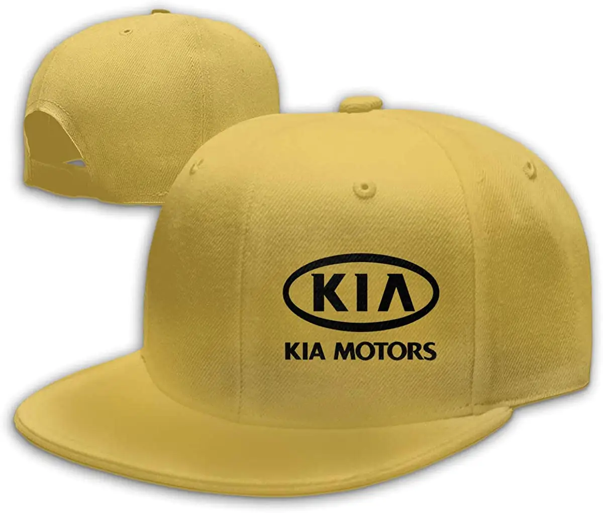 Women's Kia Motors Logo Cotton Baseball Snapback Cap Adjustable Structured Fit Hat