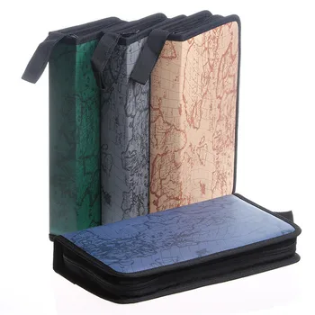 

80PCS CD DVD Storage Holder Carry Organizer Case CD Box Wallet Cover Protect Bag Box CD Cases For Driver Storage Case Organizer
