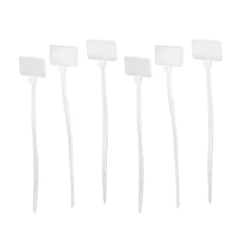 

250PCS Zip Ties with Labels Self-locking Core Tie Wrap for Office