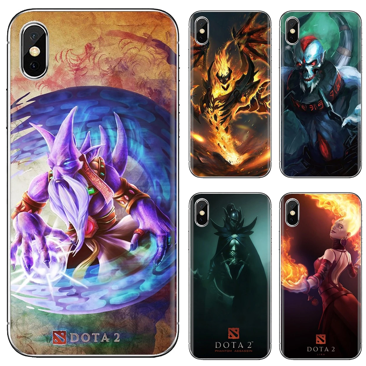 Винтажный силиконовый чехол dota 2 с рисунком для Huawei P8 P9 P10 P20 P30 P Smart 2019 Honor Mate 9 10 20 8X 7A