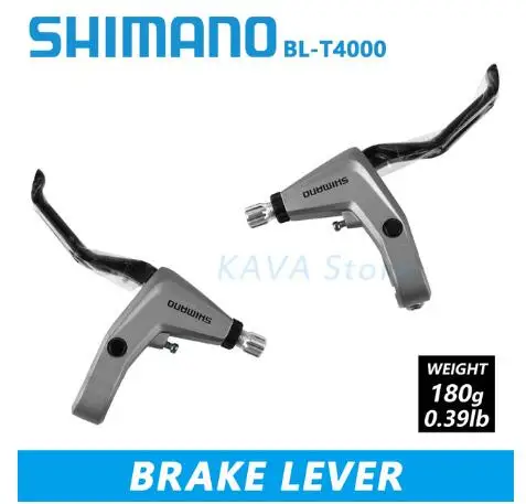a pair silver Shi mano BL T4000 велосипедные V тормозные рычаги велосипедные v Тормозные ручки 22,2 мм для шоссейного горного складного велосипеда аксессуары - Цвет: a pair silver
