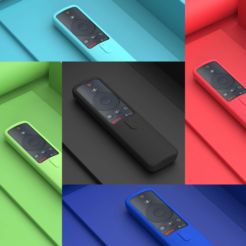 SIKAI-funda remota para Xiaomi Mi Box S 4X Mi TV Stick, Protector de silicona a prueba de golpes, amigable con la piel