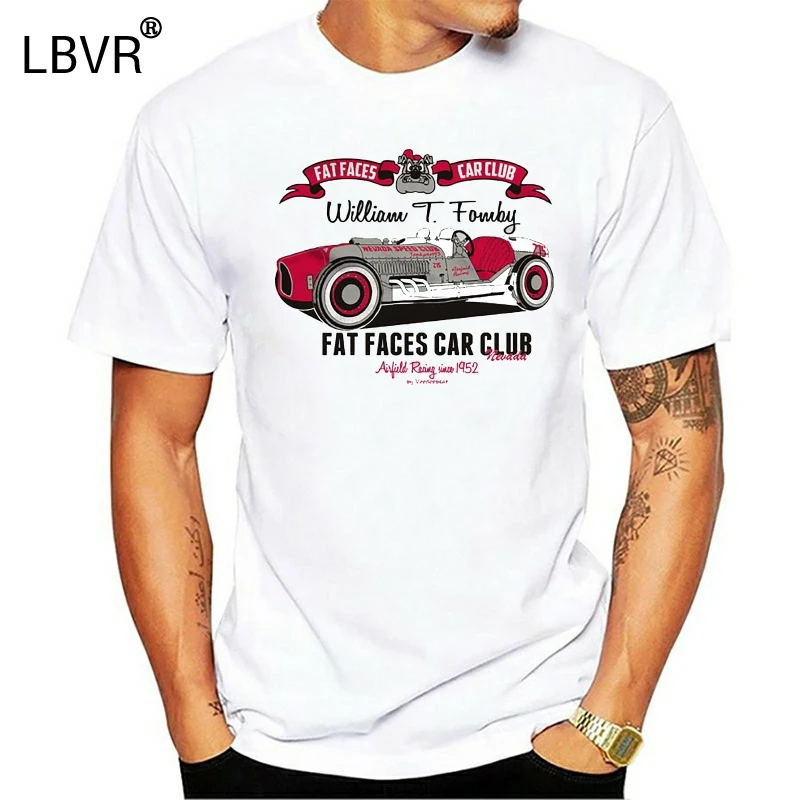 Новинка 2019 модная футболка для клуба Fat Faces Car-Hot Rod Muscle Car классические футболки с
