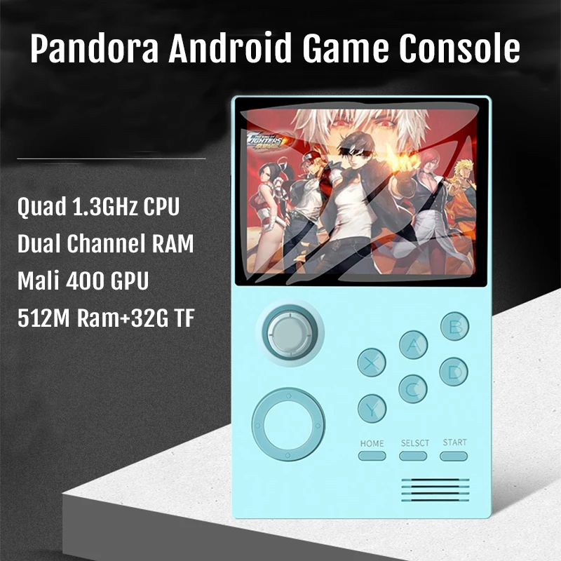 

All New Handheld Game Console IPS Screen Built-in 3000+ Games Support 3D WiFi Download Pandora's Box Android Supretro Console