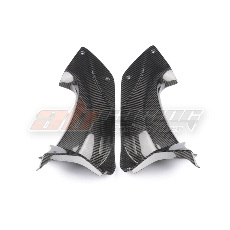 Верхняя передняя крышка воздуховода для Kawasaki ZX-14 ZZR1400 2006-2011 углеродное волокно