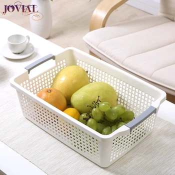 

Storage Basket Organizer Rangement Fruit Basket Home Organization And Storage Bathroom Plastic Desktop Hollow Out Portable Small