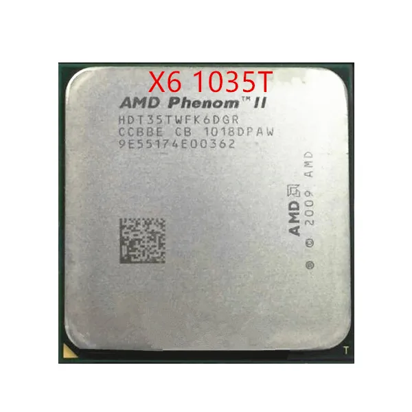 AMD Phenom II X6 1035T 2.6G 6 코어 CPU 프로세서, HDT35TWFK6DGR 소켓 AM3|socket ...