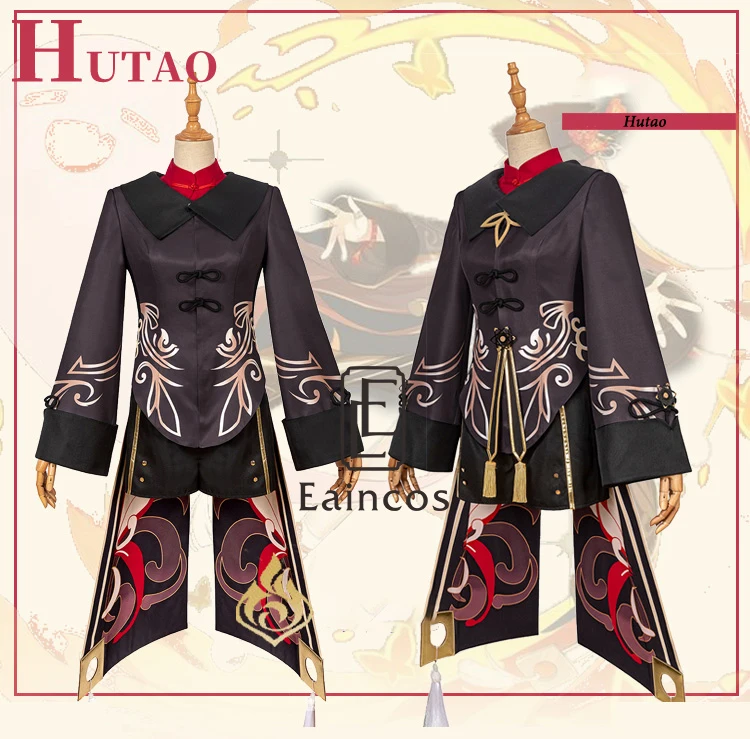 Eaincos Game Genshin Impact Hu Tao Cosplay Costume Anime Outfits Dress Halloween Carnival Women Girl Uniforms -Zentai shop online H9a9aea0559e74fea841c6b498f0883e1z.jpg