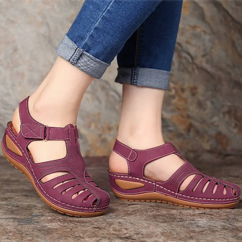 Orthopedic Sandals Women Bunion Corrector Platform Walking Beach Shoes Ladies Wedge Sand Sandalias