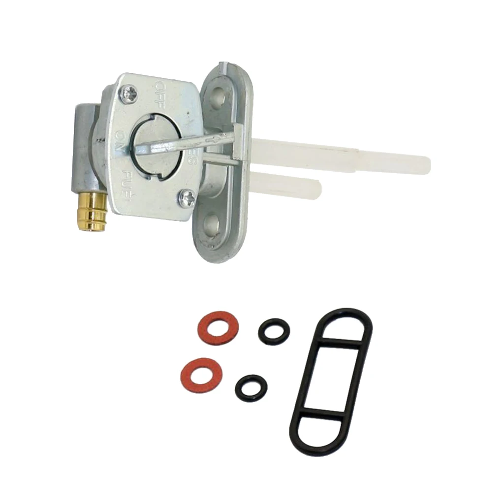 Silver Gas Petrol Fuel Tank Switch Valve Petcock for Yamaha Banshee YFZ 350 YFZ350