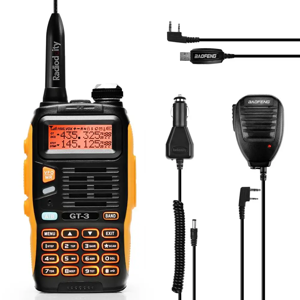 Baofeng GT 3 Mark II VHF/UHF 136 174/400 520 МГц Двухдиапазонная Любительская Двусторонняя