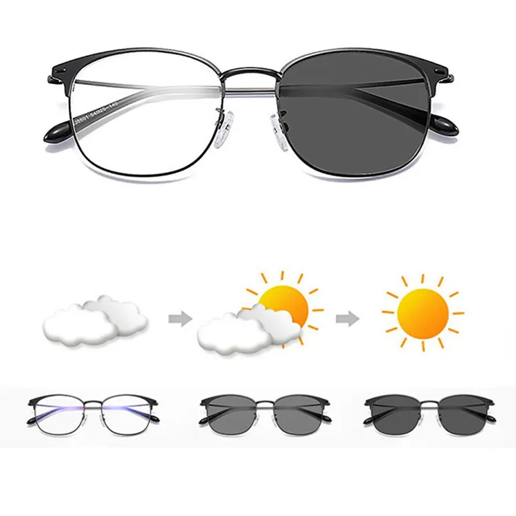 

Fashion Photochromic Sunglasses Men Women Chameleon Polarized Sun Glasses Anti-glare Driving Eyeglasses UV400