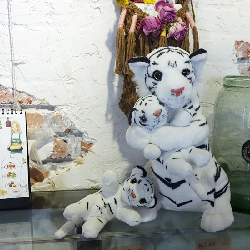

Mother And Child Plush Toys ke ai tiger Model ENLIGHTEN Mother And Child Made in China Size Doll Baby Doll Photo Shoot Gift