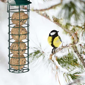 

Outdoor Bird Feeder Tit Wild Bird Food Distributor Fat Ball Feeder Dumpling Grease Ball Rack Tit Dumpling Feeder Rack