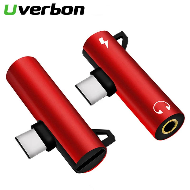 Переходник для наушников 2 в 1 Type C на 3 5 мм аудиоадаптер USB Type-C Xiaomi 6 Huawei Samsung разъем