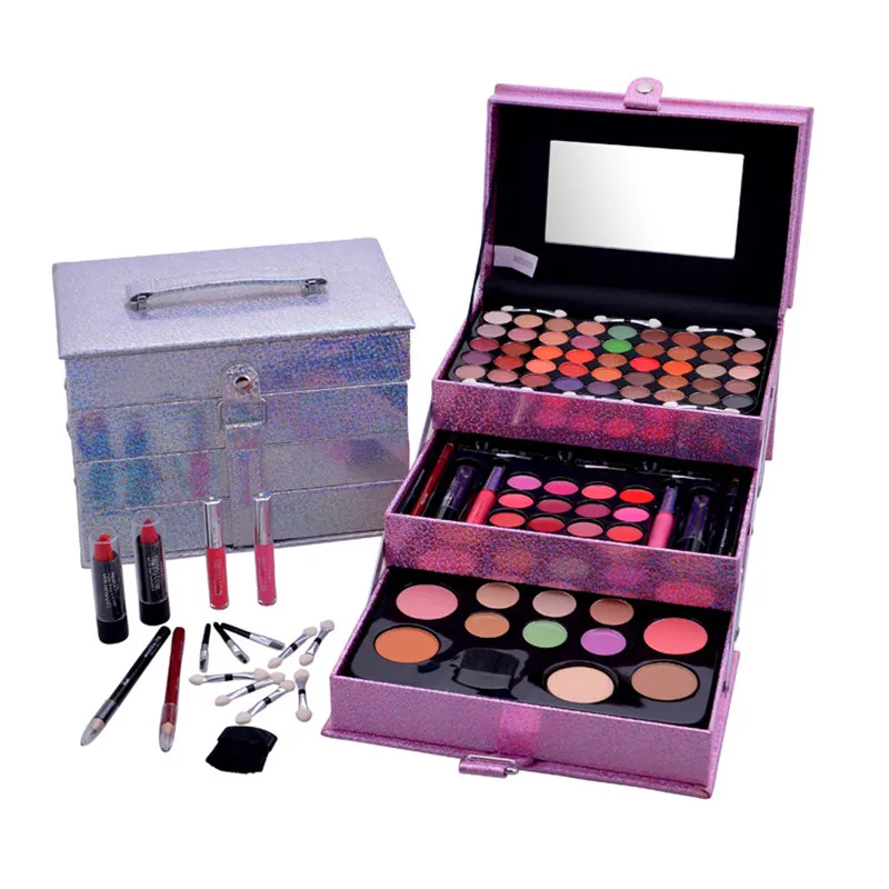 

Professional Makeup Kit Box Makeup Eye Shadow Brushe Full Makeup Cosmeticss Set Eyeshadow Palette Lipsticks Lip Gloss For Woman