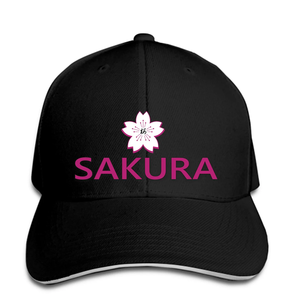 Мужская бейсболка с логотипом sakura-WEFTGO, Женская Бейсболка