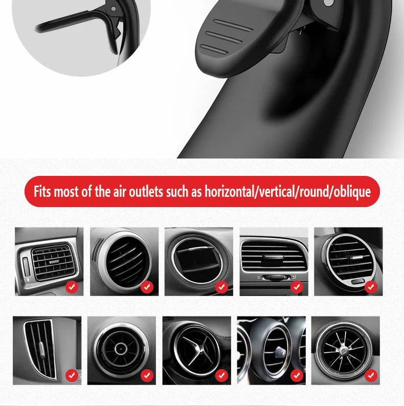 Олаф магнитный автомобильный держатель для телефона L форма вентиляционное отверстие подставка в автомобиль gps держатель для мобильного телефона для iPhone X samsung S9 Xiaomi Mi 9