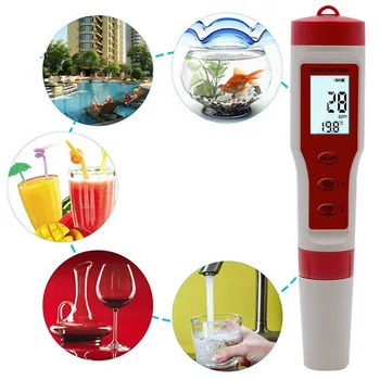 

Spot 3-in-1 Multifunctional TDS/PH/EC Tester Water Quality Detector Water Quality Monitor PH Tester Pen Best Price
