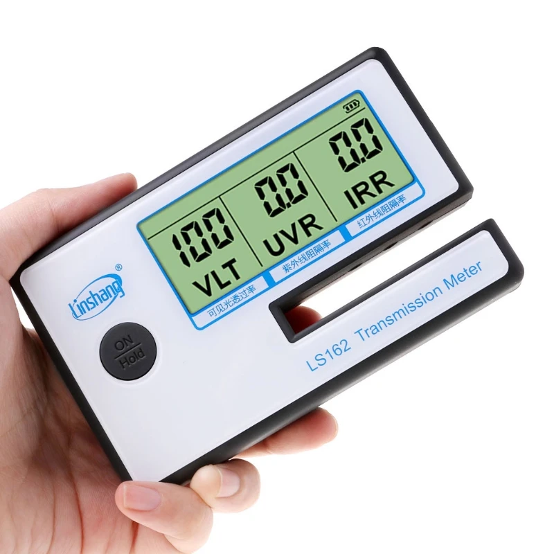 LS162 Window Tint Meter Solar Film Transmission Meter VLT UV IR Rejection Tester images - 6