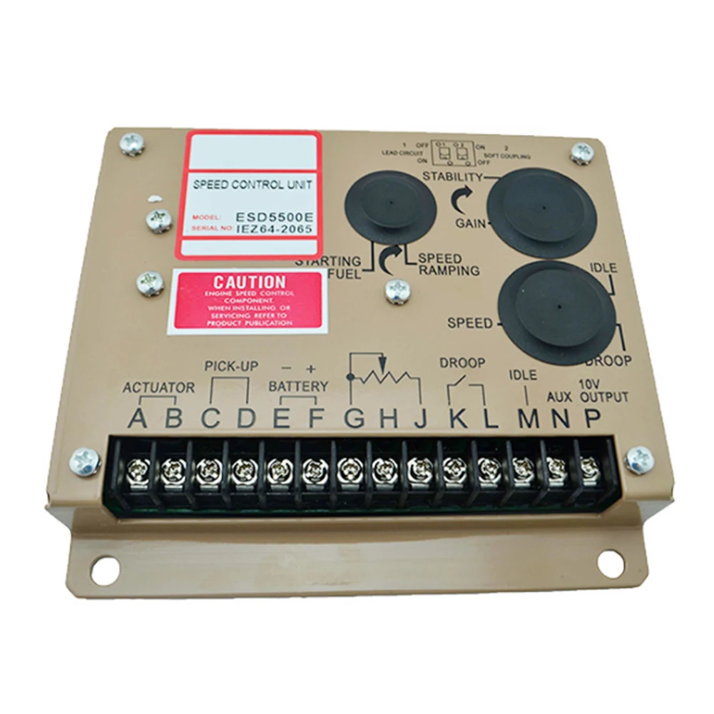 

ESD5500E Electronic Generator Governor Genset Parts Repair Precise Response Engine Speed Controller Pre-adjustable Easy Install