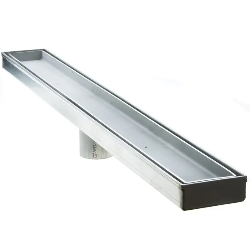 1000mm Vidric Bagnolux супер сверхмощная аппаратная плитка вставка 304# Нержавеющая сталь Линейный душ ванная решетка трап центр Outle - Цвет: 1000mm
