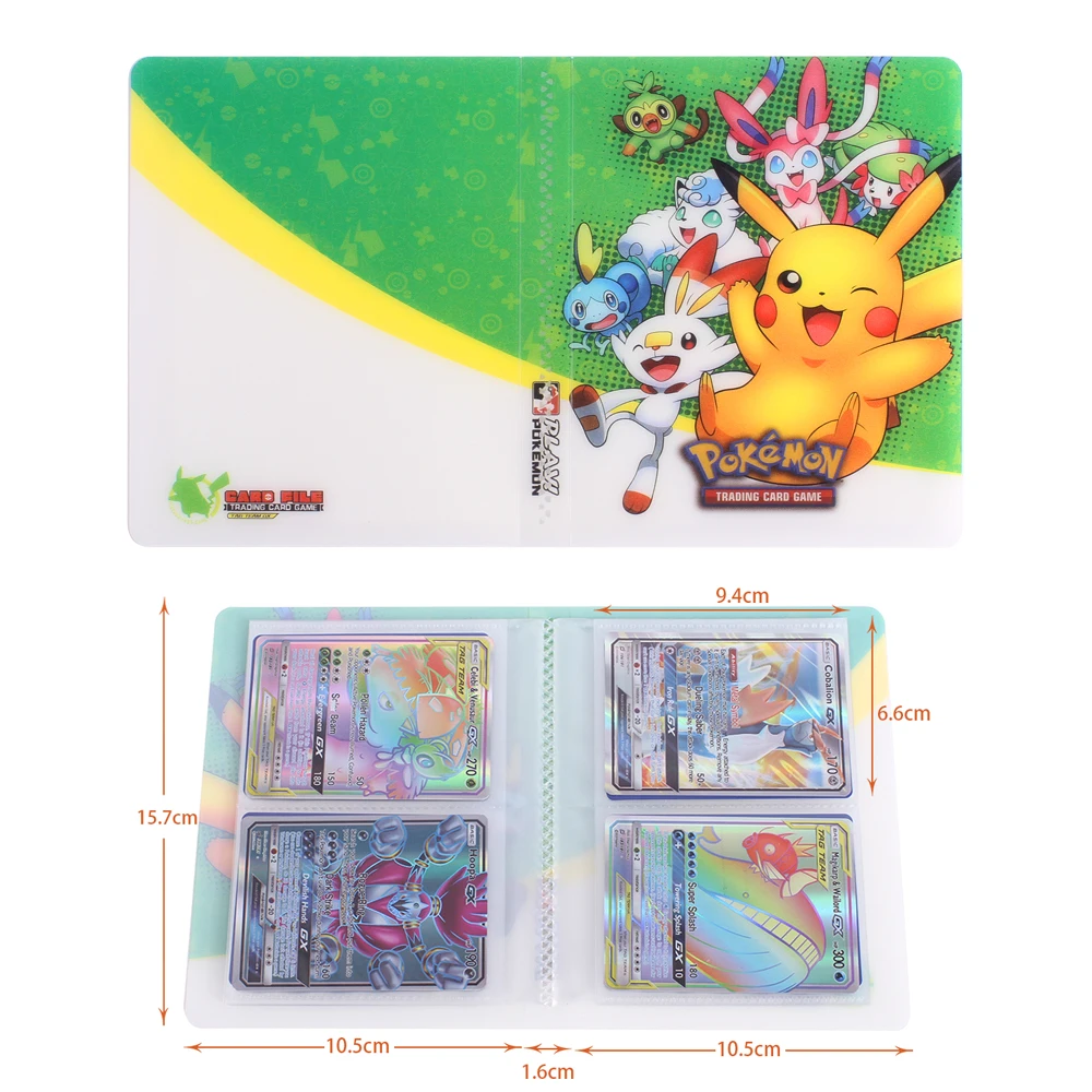 80-240 шт. альбом для коллекции карт Pokemon | Игрушки и хобби